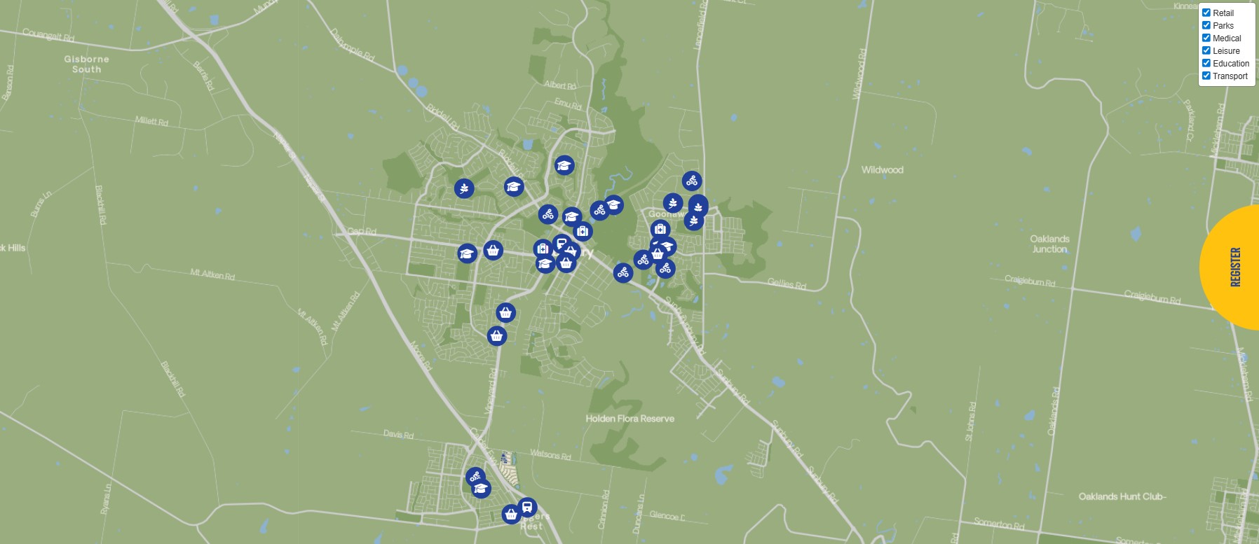 Locations and Amenities Overview